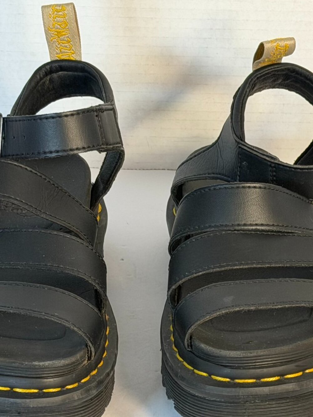 Dr. Martens L-7 Black leather sandals - Picture 3 of 16